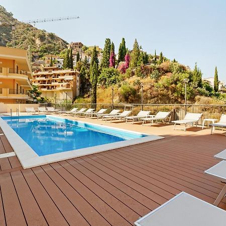 Calipso Big Apt With Sea View, Parking & Pool Таормина Екстериор снимка
